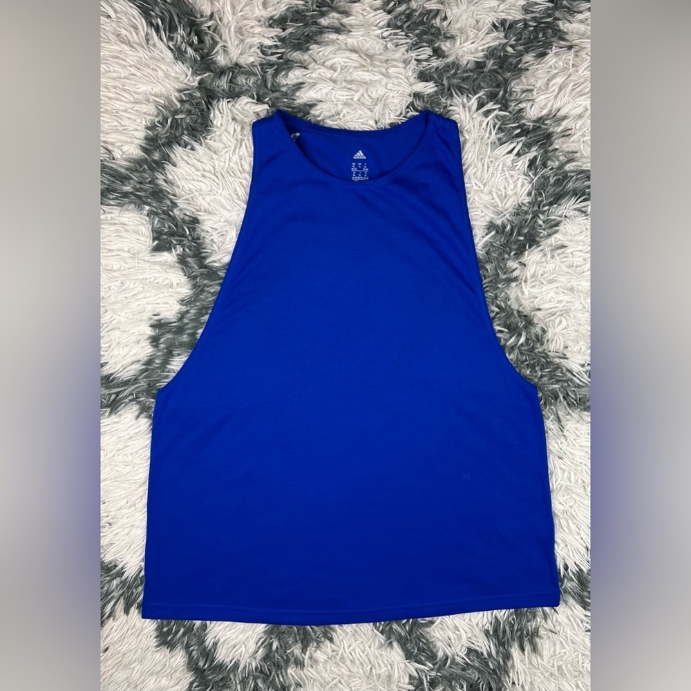Adidas Men's Royal Blue Climalite Athletic Tank Size XL